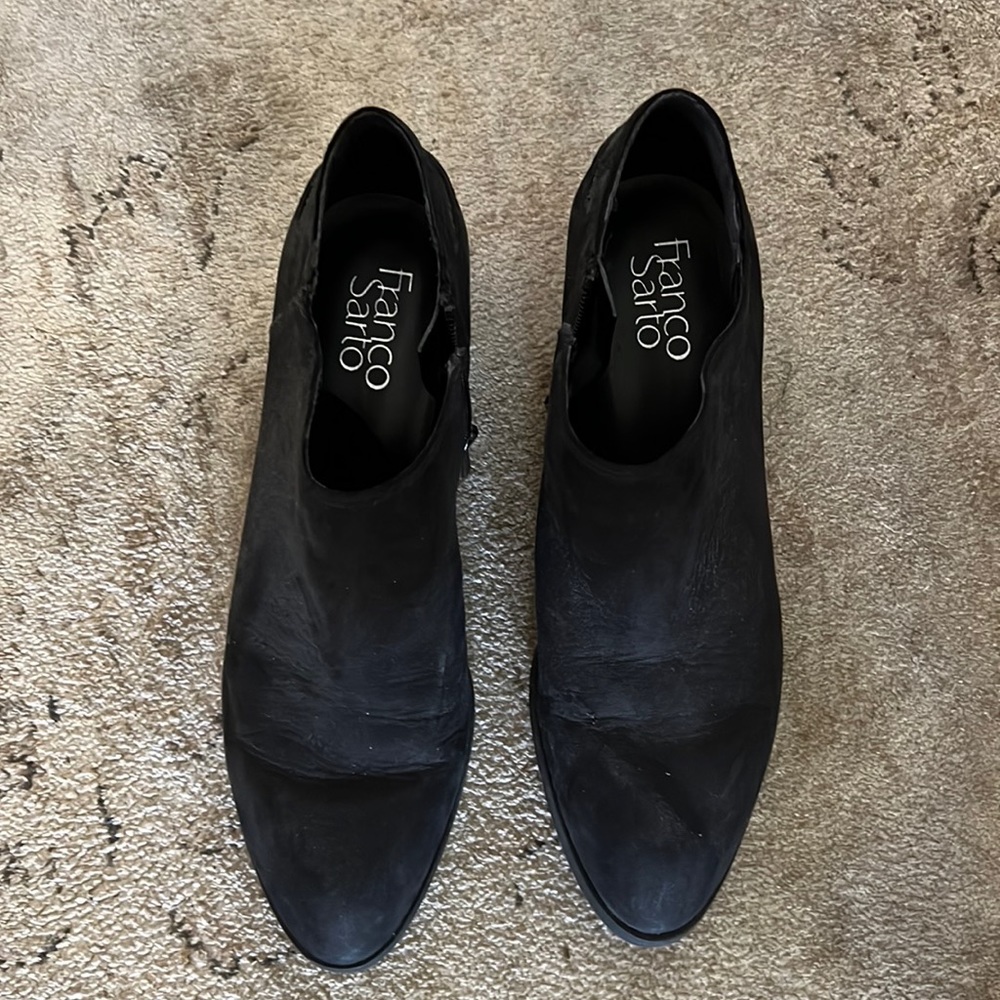 Booties Black Suede